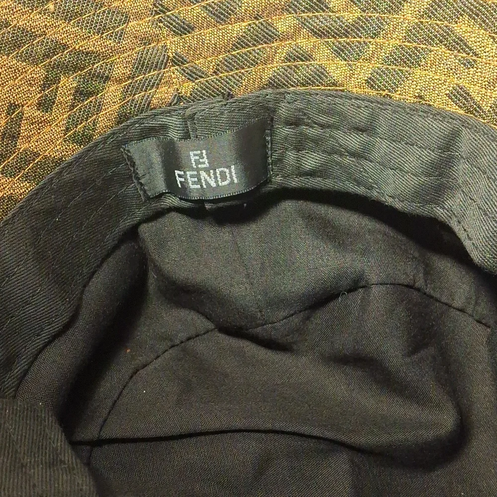 Fendi Brown and Black Monogram Plaque Accessory - Picture 5 of 5